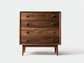 Cómodas de madera 100x40x80 cm - marrón - diseño moderno con 4 cajones para dormitorio